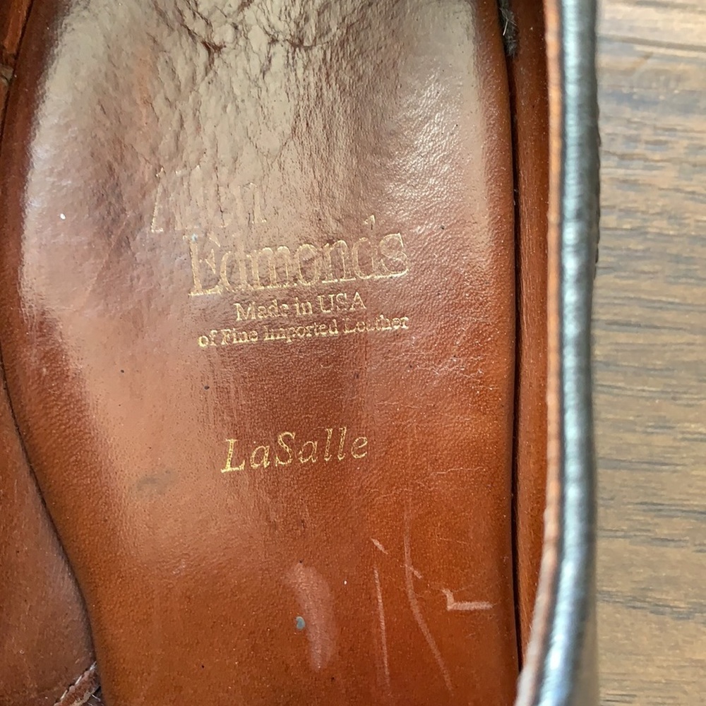 Allen Edmonds LaSalle black leather Men’s shoes - Picture 8 of 12